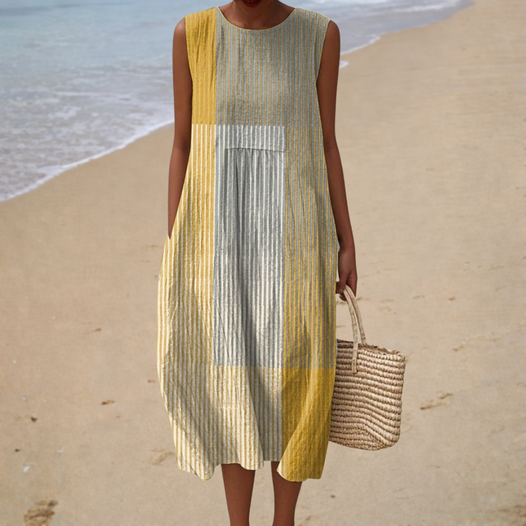 Breathable Sleeveless Summer Dress for All-Day Comfort