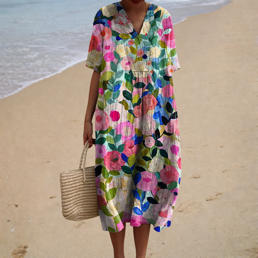 Breezy Comfort: Lightweight Summer Dress for All-Day Wear