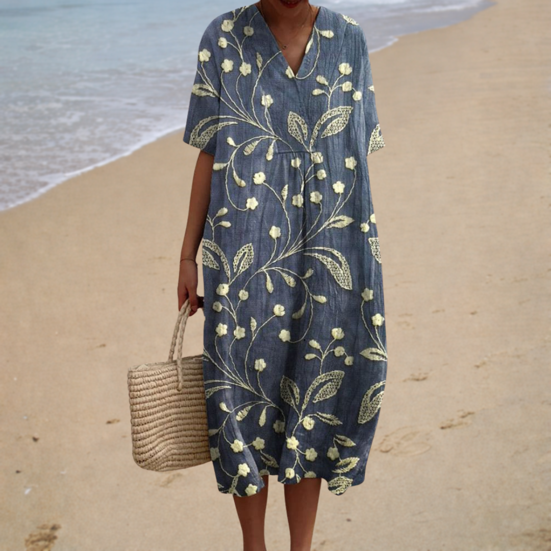 Effortless Comfort: Flowy Summer Dress for Warm Days