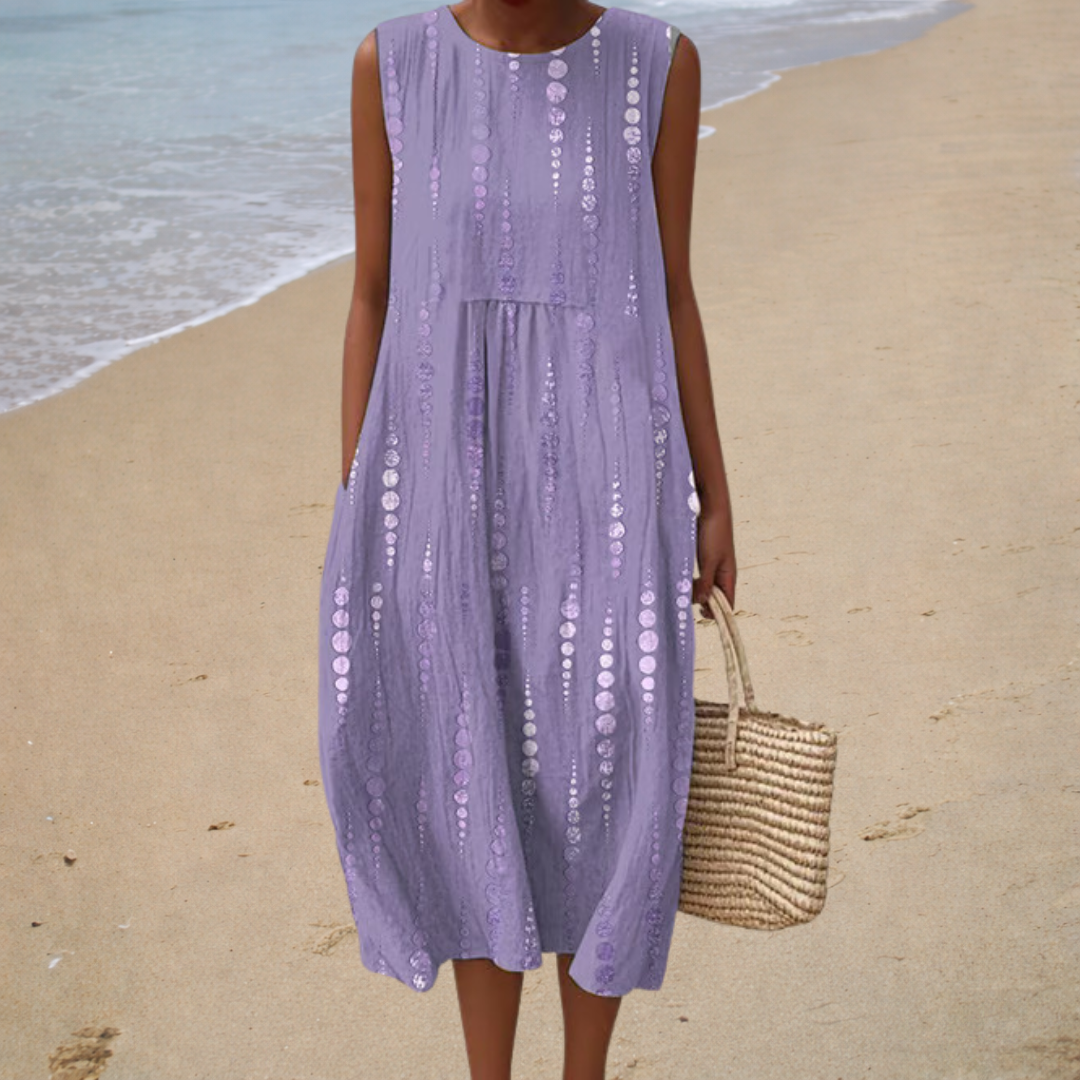 Effortless Comfort Sleeveless Summer Dress