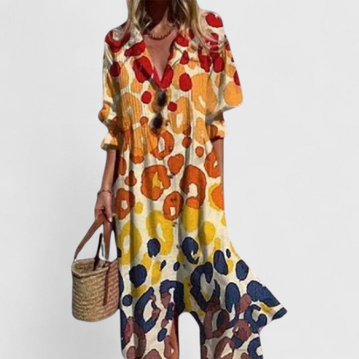 Viona | Timeless Boho-Chic Dress for Effortless Elegance