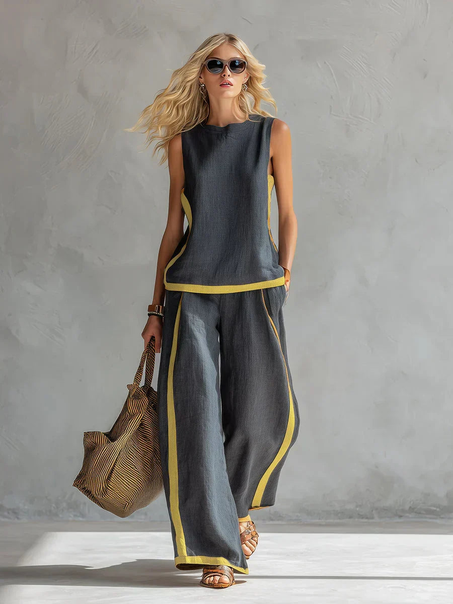 Leila | Exquisite Two-Piece Set for Effortless Elegance