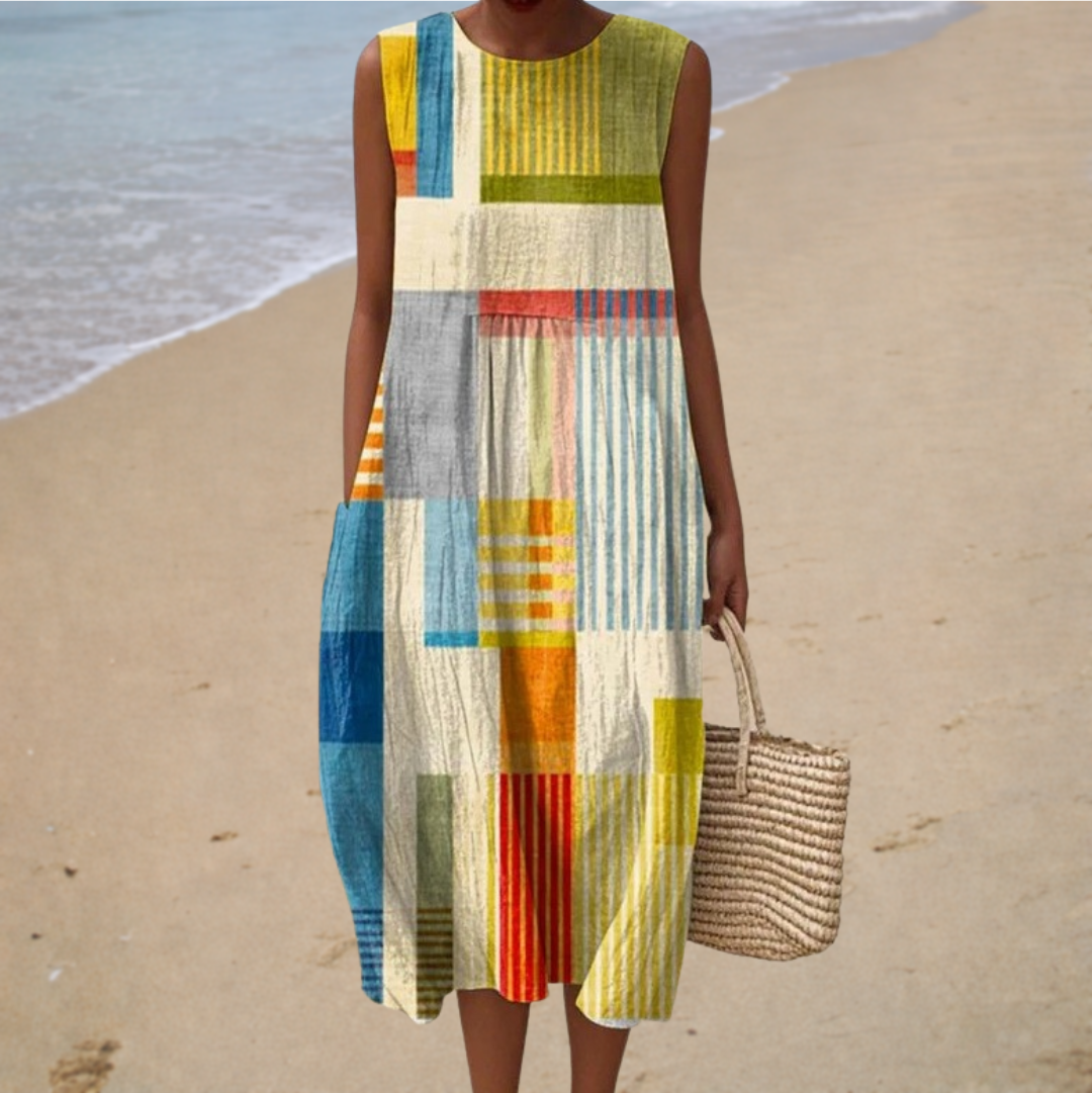 Breathable Sleeveless Summer Dress for Effortless Comfort