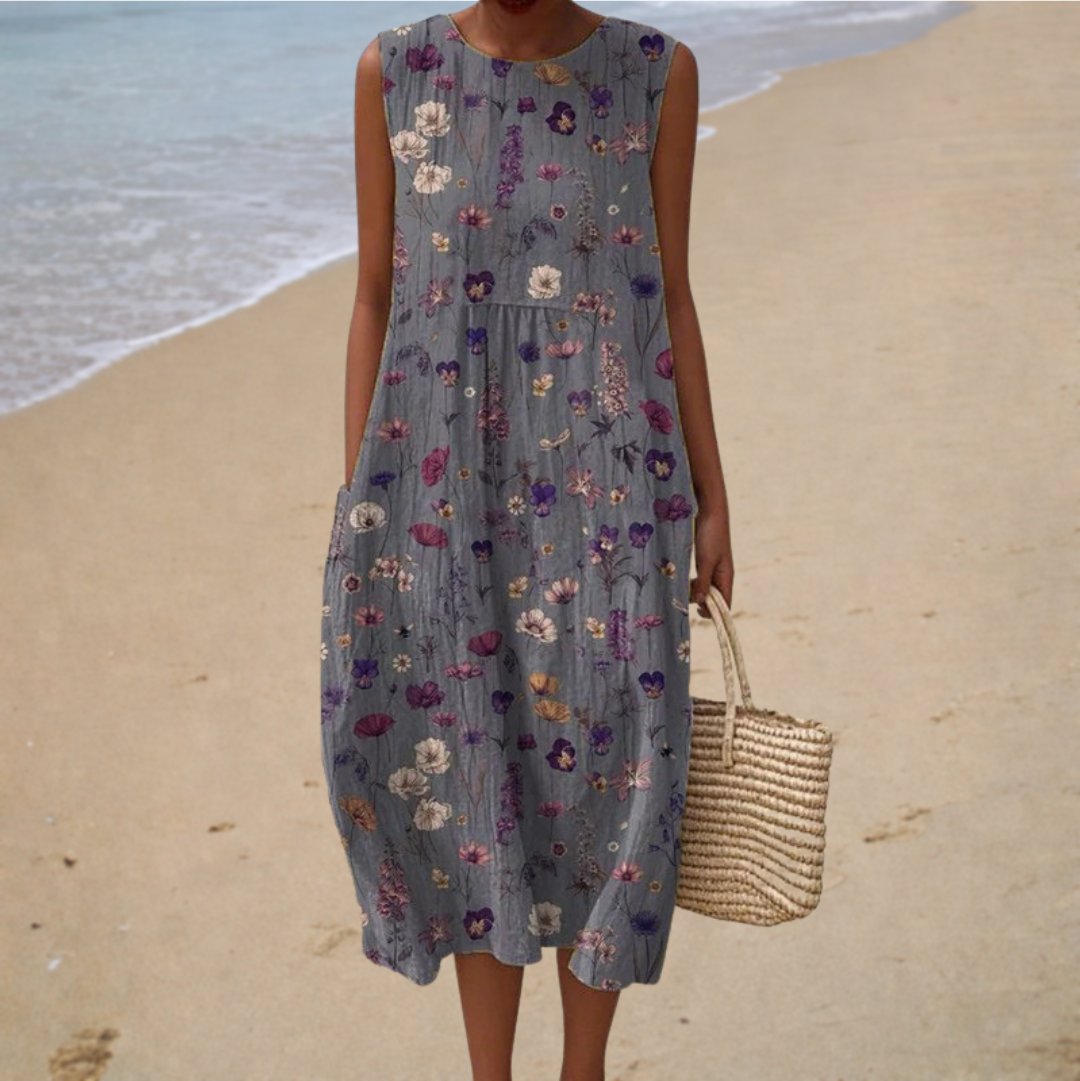 Effortlessly Comfortable Sleeveless Summer Dress