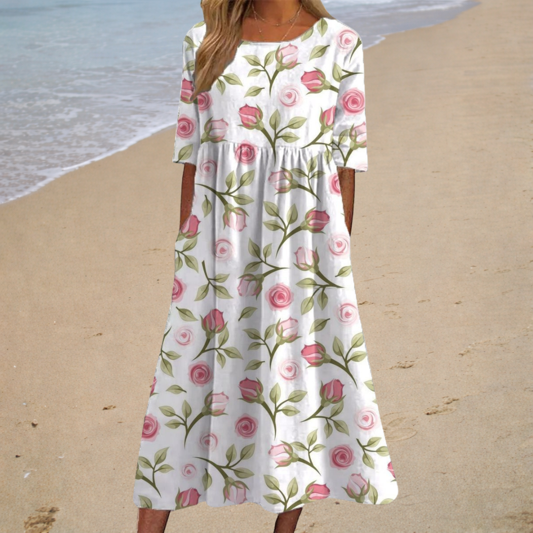Elegant Flowing Maxi Dress — Chic, Comfortable, and Flattering