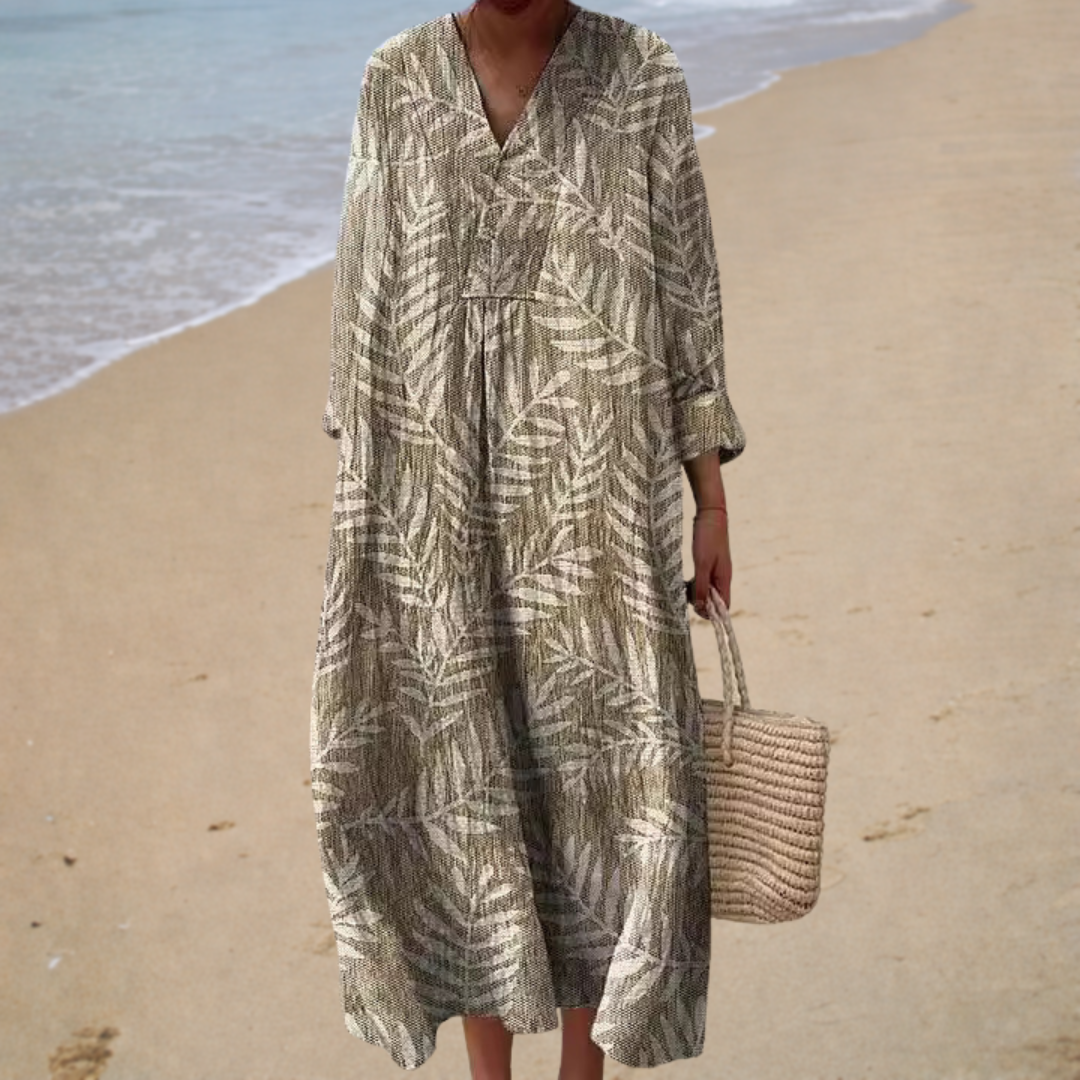 Effortlessly Flattering Summer Printed Dress