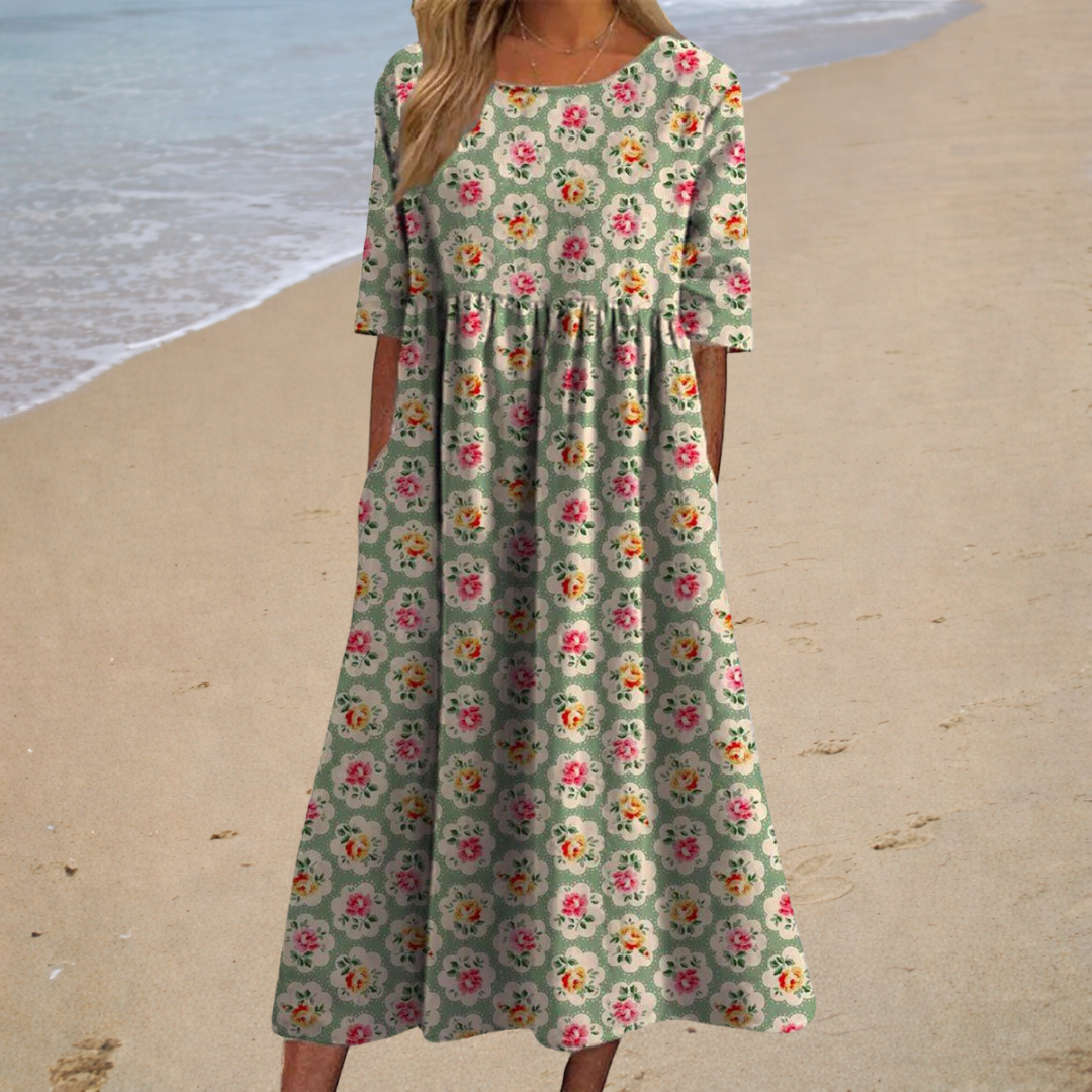 Elegant Flowing Maxi Dress — Chic, Comfortable, and Flattering