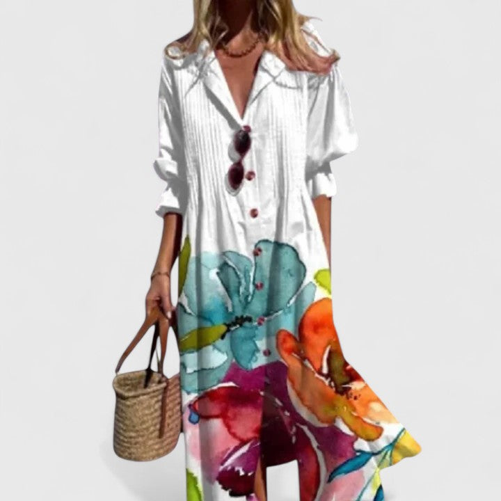 Viona | Timeless Boho-Chic Dress for Effortless Elegance