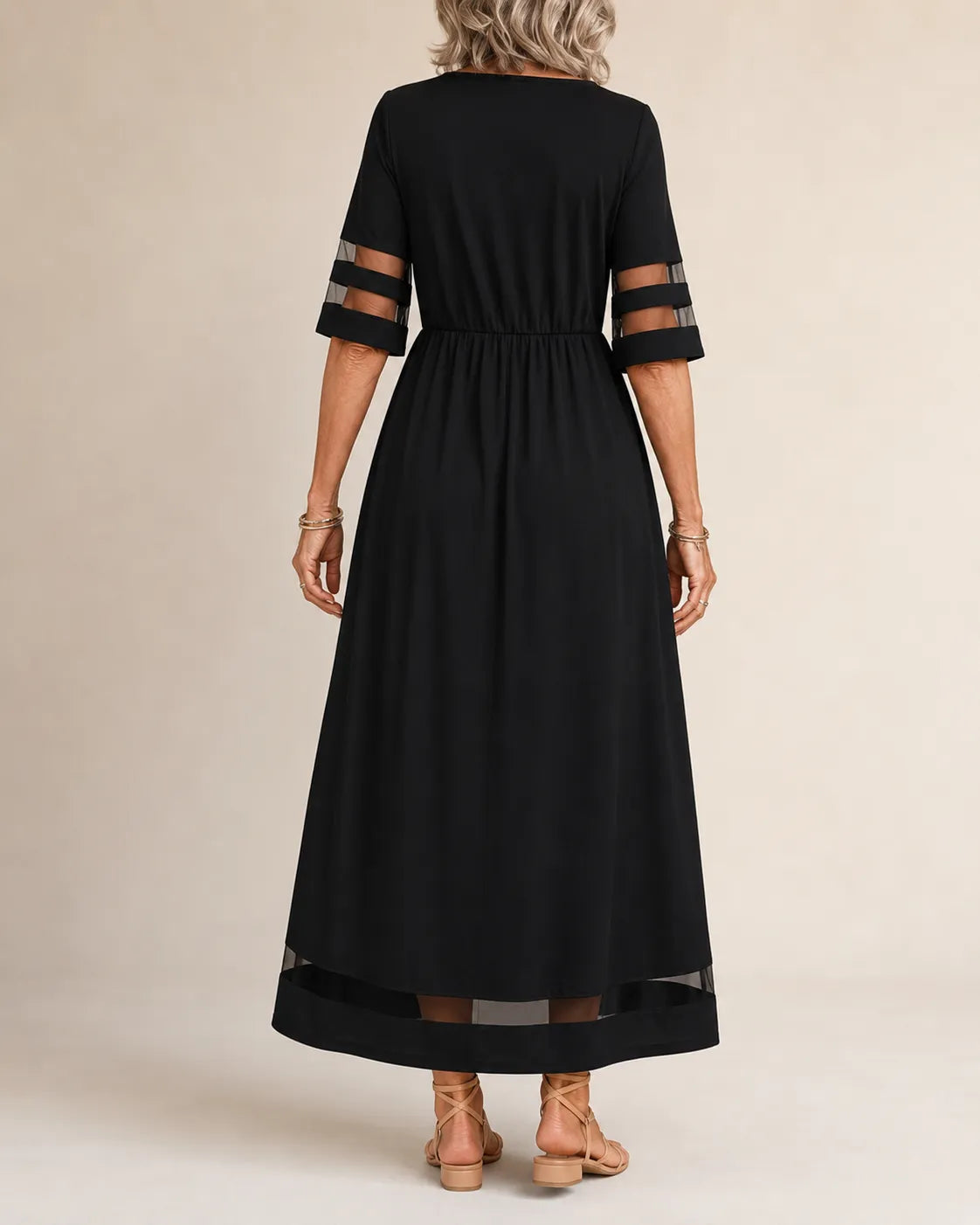 Aubrey™ Flattering Tummy-Smoothing Midi Dress for a Sleek Silhouette