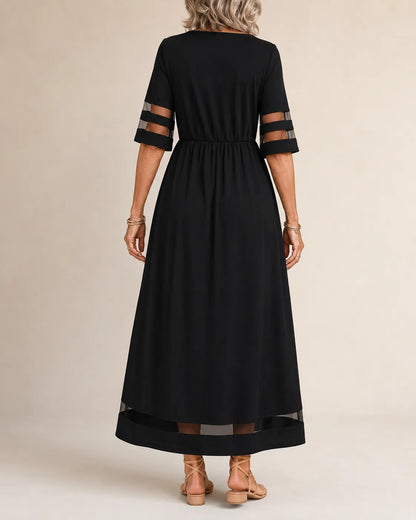 Aubrey™ Flattering Tummy-Smoothing Midi Dress for a Sleek Silhouette