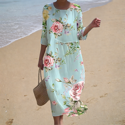 Effortless Elegance Maxi Dress: Fluid, Chic, and Comfortable