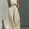Aurora | Effortless Beige Sleeveless Wide-Leg Co-Ord Set - Relaxed Fit for Everyday Chic