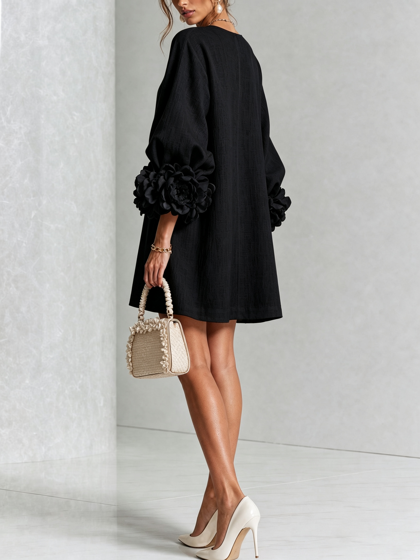 Florence Floral Button-Down Mini Dress – Effortless Chic for Any Occasion
