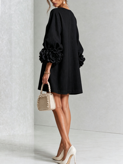 Florence Floral Button-Down Mini Dress – Effortless Chic for Any Occasion