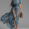 Seraphina | One-Shoulder Leopard Maxi Dress