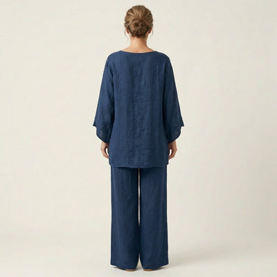 Majolie Linen-Blend Boho Set – Effortless Bohemian Style
