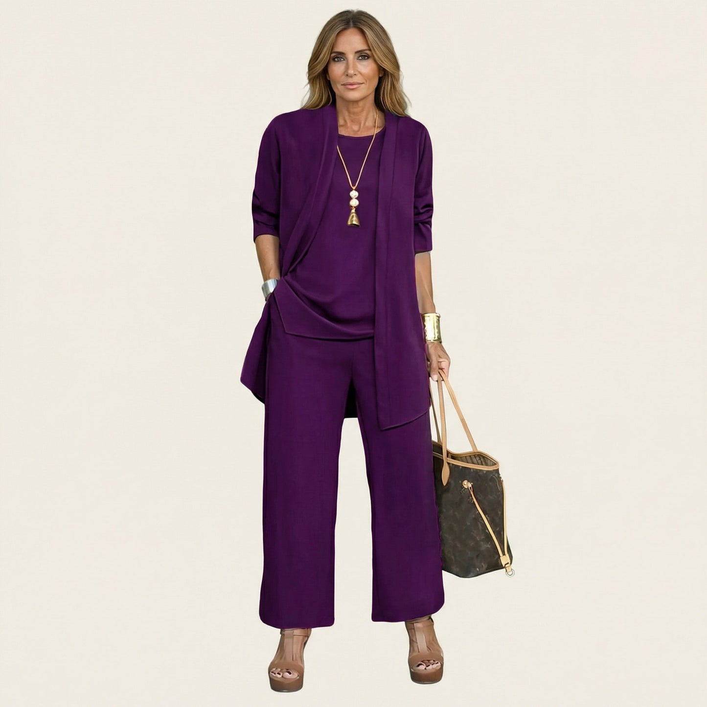 Vivienne: Sleek Minimalist 3-Piece Set