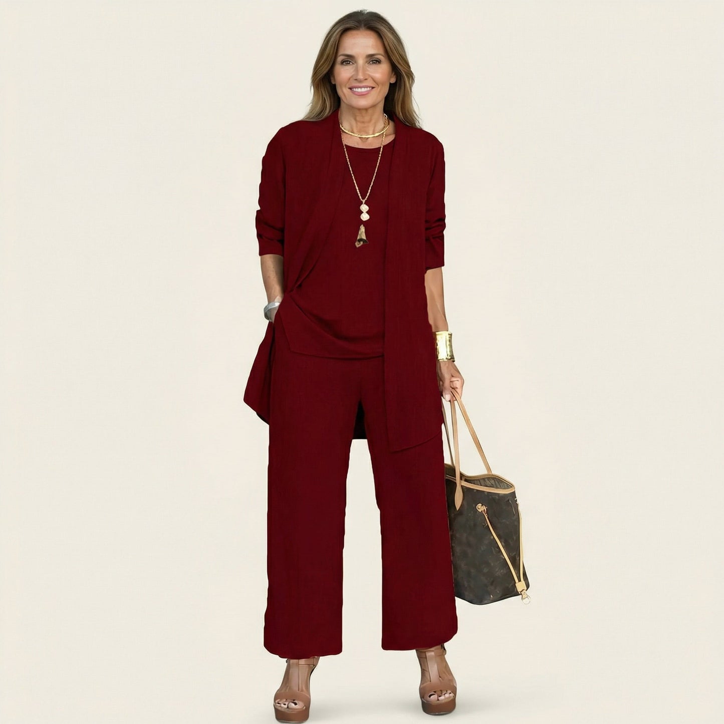 Vivienne: Sleek Minimalist 3-Piece Set