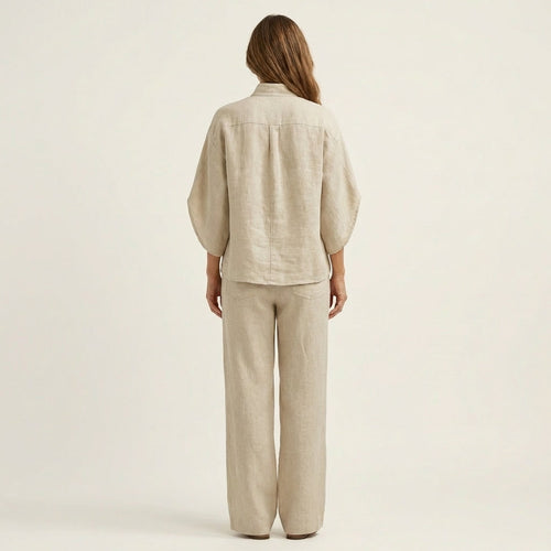 Zerah Linen Two-Piece Set – Effortless Style and Breathable Comfort