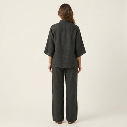 Zerah Linen Two-Piece Set – Effortless Style and Breathable Comfort