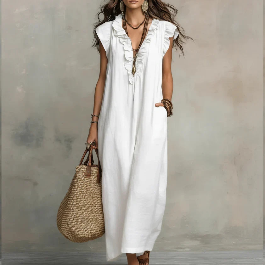 Zoey Long Bohemian Maxi Dress – Effortless Flow, Boho-Chic Style for Any Occasion
