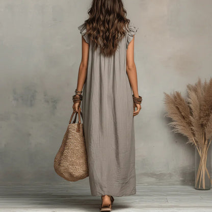 Zoey Long Bohemian Maxi Dress – Effortless Flow, Boho-Chic Style for Any Occasion
