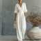 Georgina: Sophisticated Deep V-Neck Wide-Leg Jumpsuit